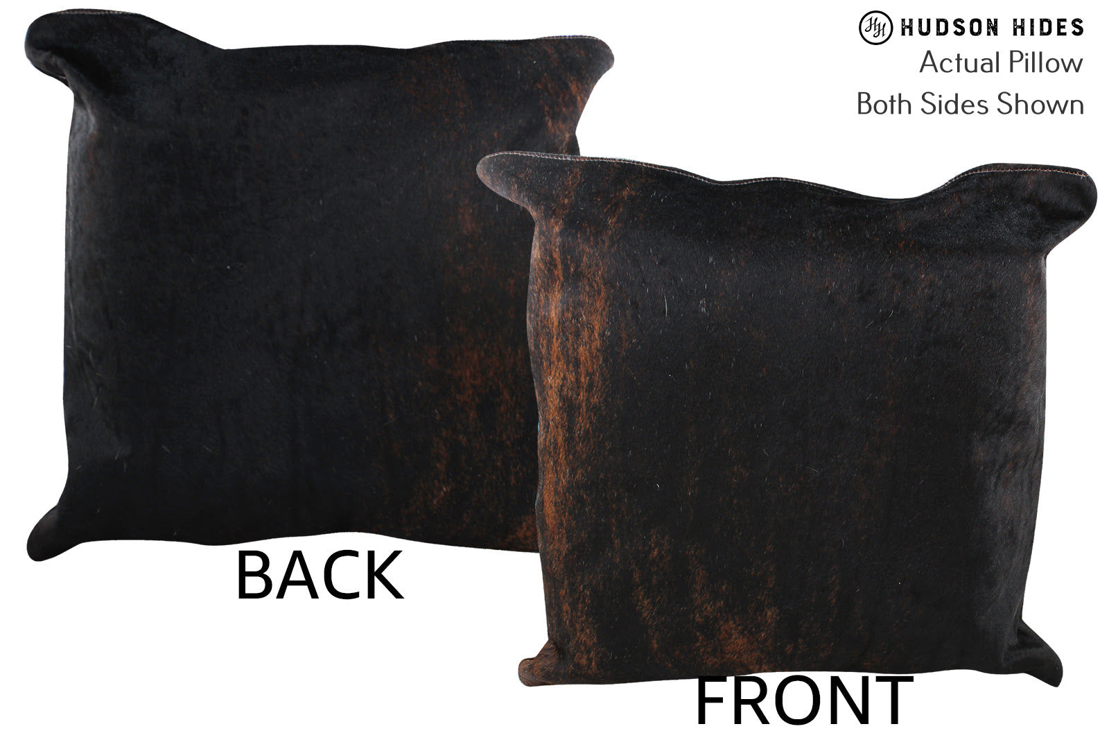 Dark Brindle Cowhide Pillow #76783
