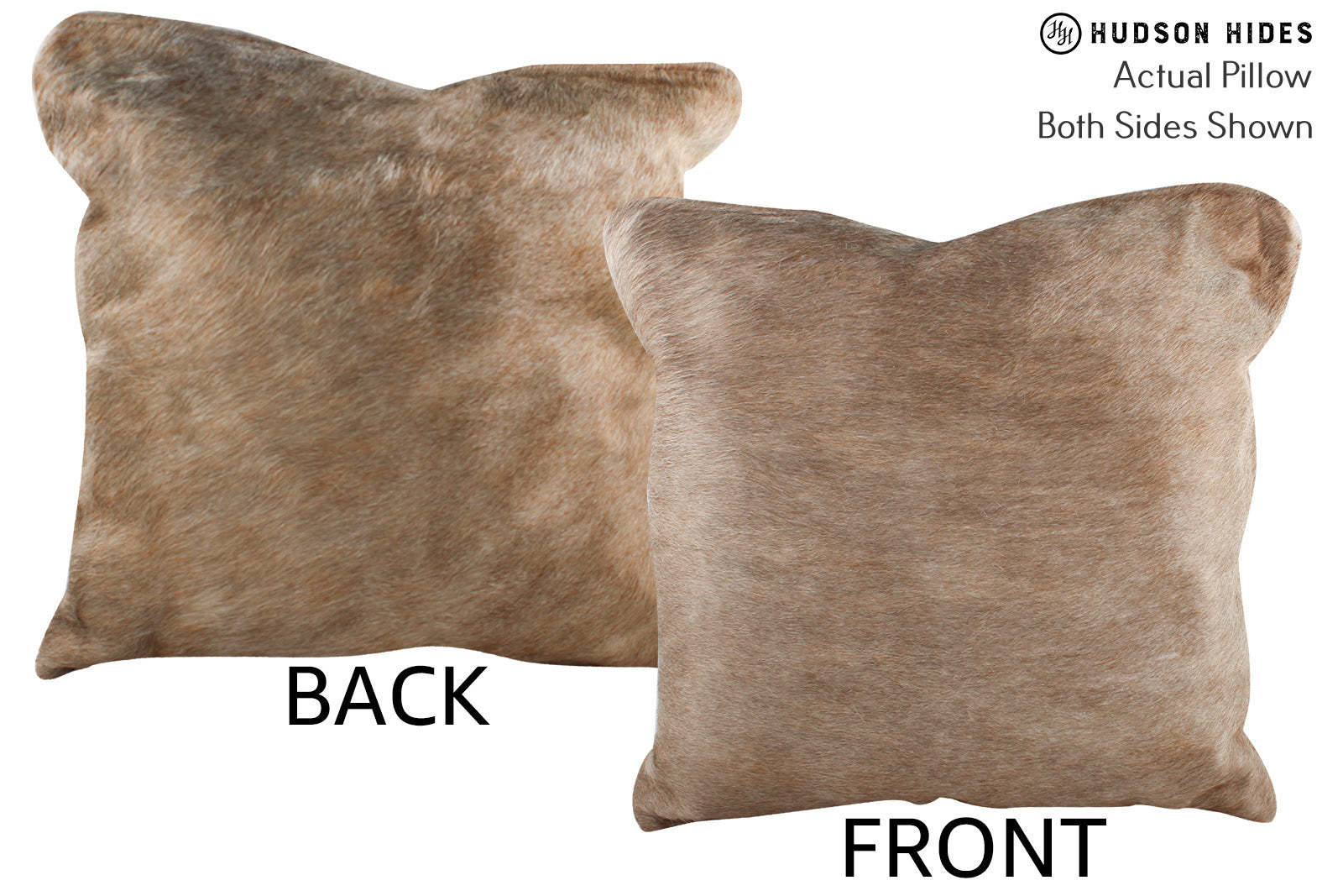 Taupe Cowhide Pillow #76789
