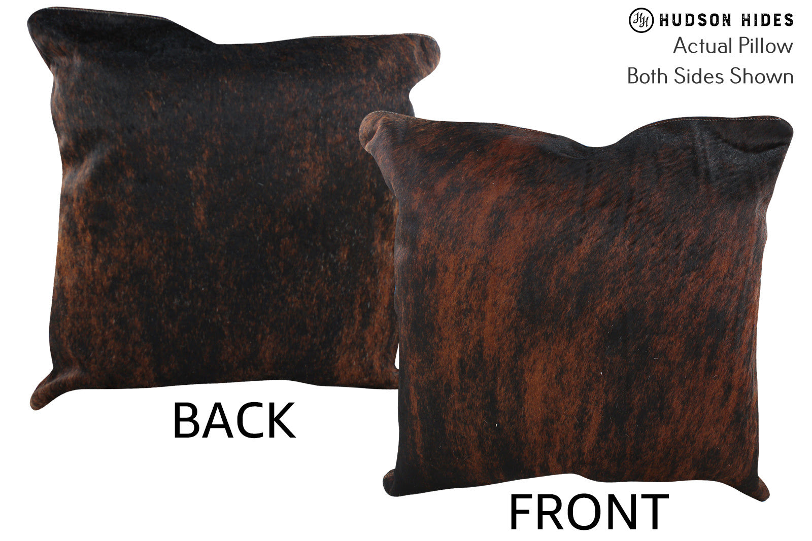 Dark Brindle Cowhide Pillow #76792