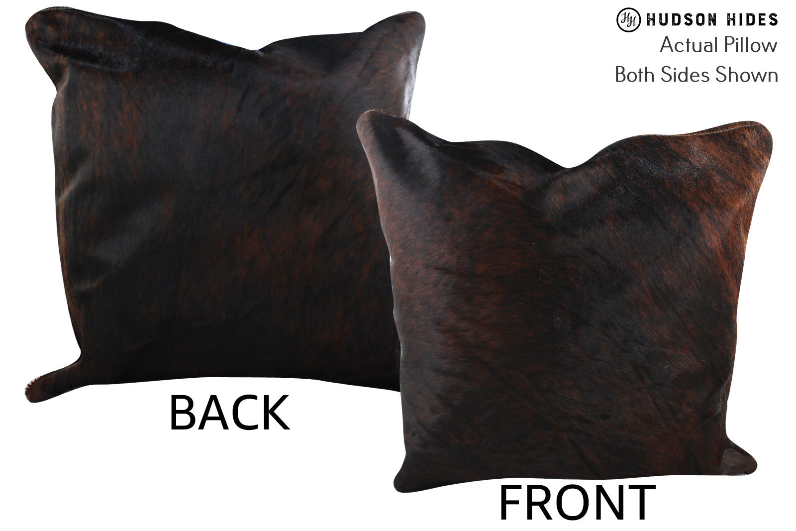 Dark Brindle Cowhide Pillow #76795