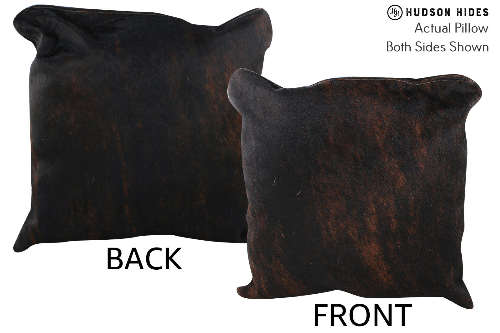 Dark Brindle Cowhide Pillow #76821