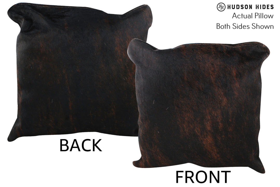 Dark Brindle Pillow 20"x20"#76821 by Hudson Hides
