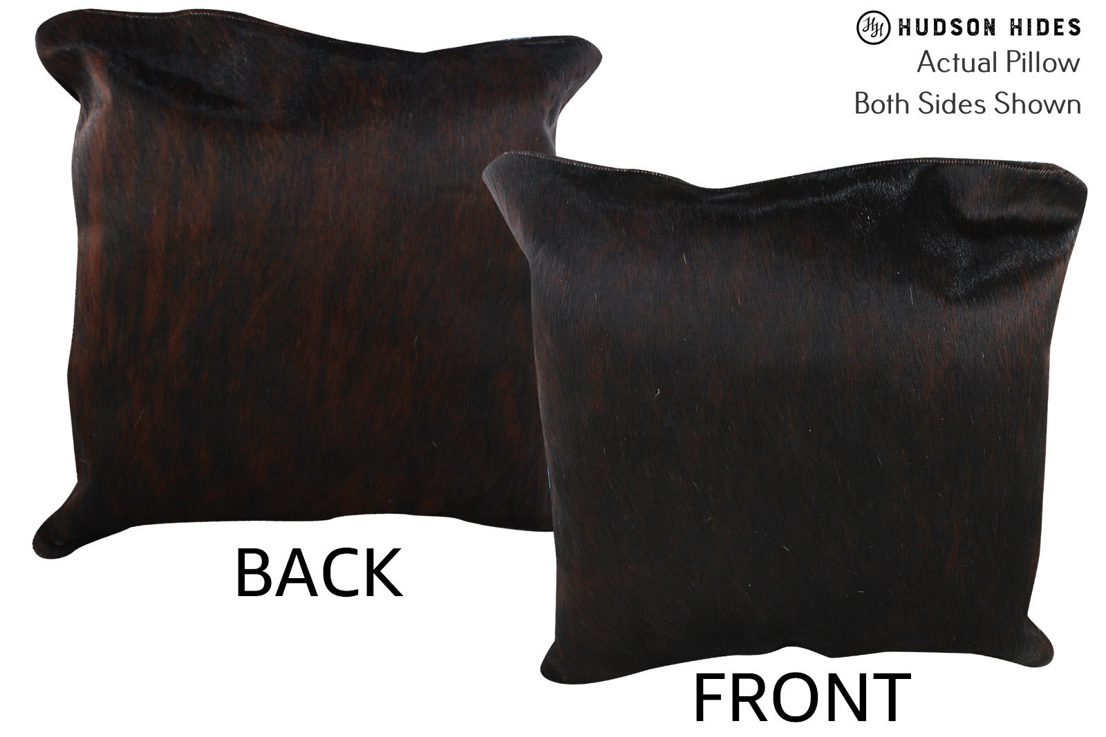 Dark Brindle Cowhide Pillow #76838