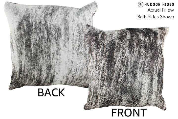 Grey 20"x20" Brazilian Cowhide Pillow #76882 by Hudson Hides