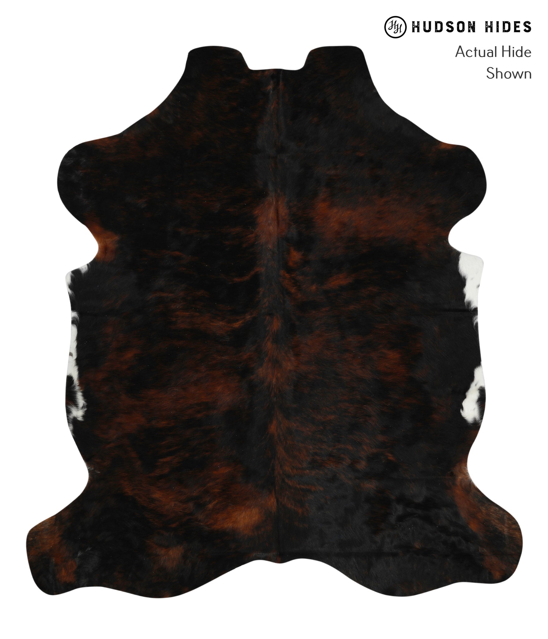 Dark Brindle Cowhide Rug #76971