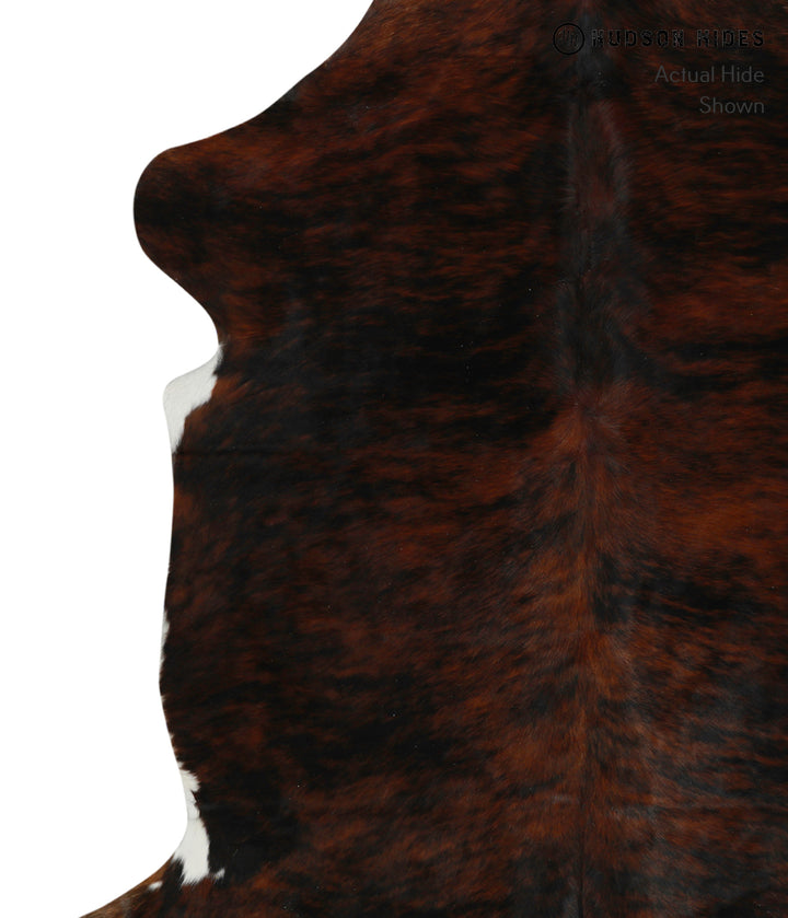 Dark Brindle X-Large European Cowhide Rug 7'3"H x 6'3"W #76976 by Hudson Hides