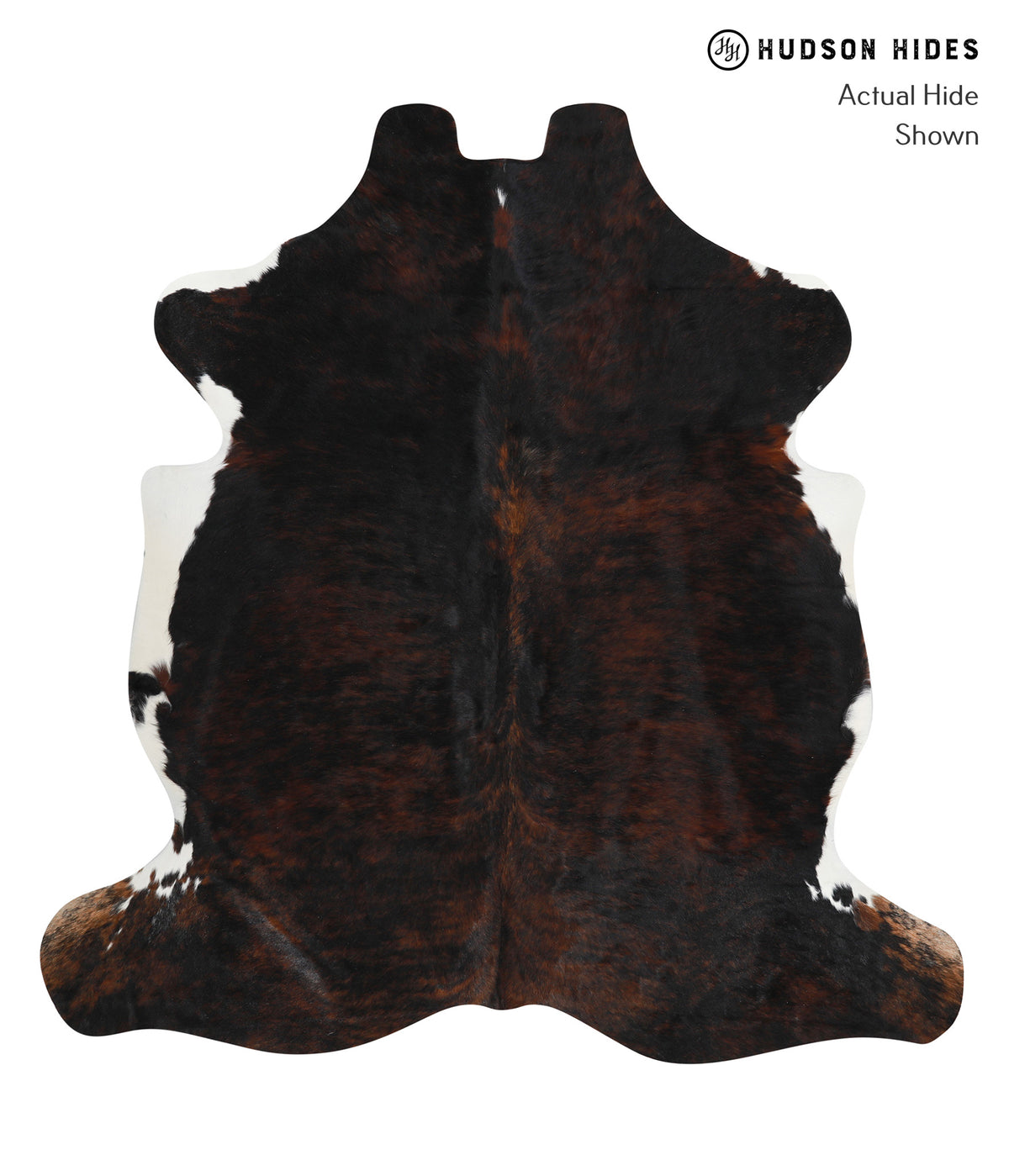 Dark Brindle Cowhide Rug #77664