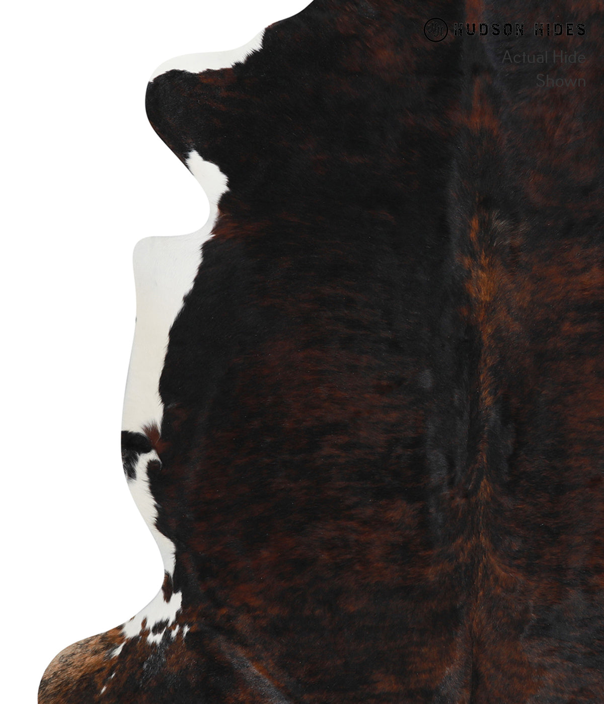 Dark Brindle Cowhide Rug #77664