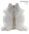 Medium Grey X-Large European Cowhide Rug 7'1
