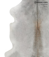Medium Grey X-Large European Cowhide Rug 7'1"H x 6'11"W #80088 by Hudson Hides