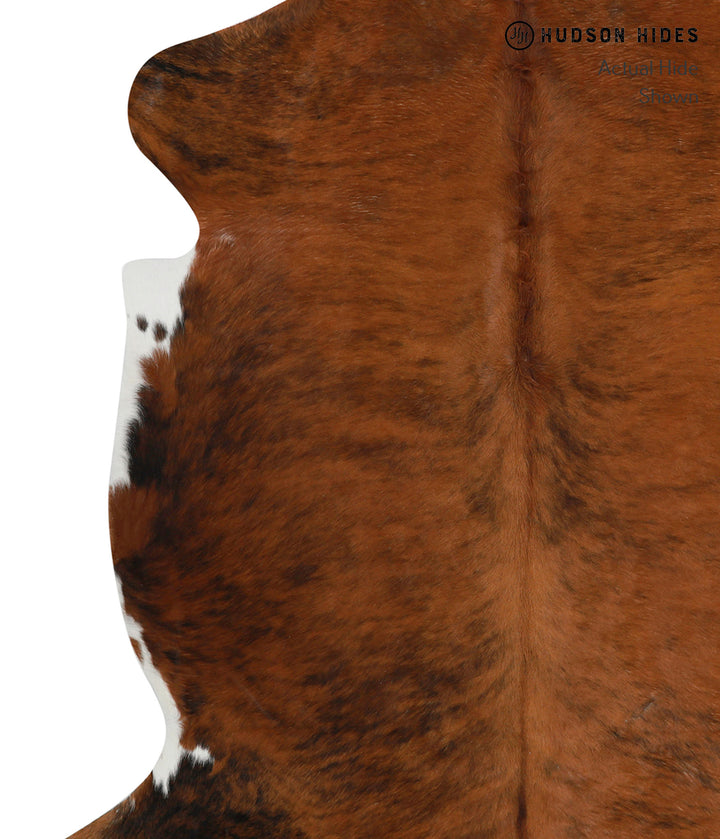 Medium Brindle X-Large European Cowhide Rug 7'1"H x 6'3"W #80231 by Hudson Hides