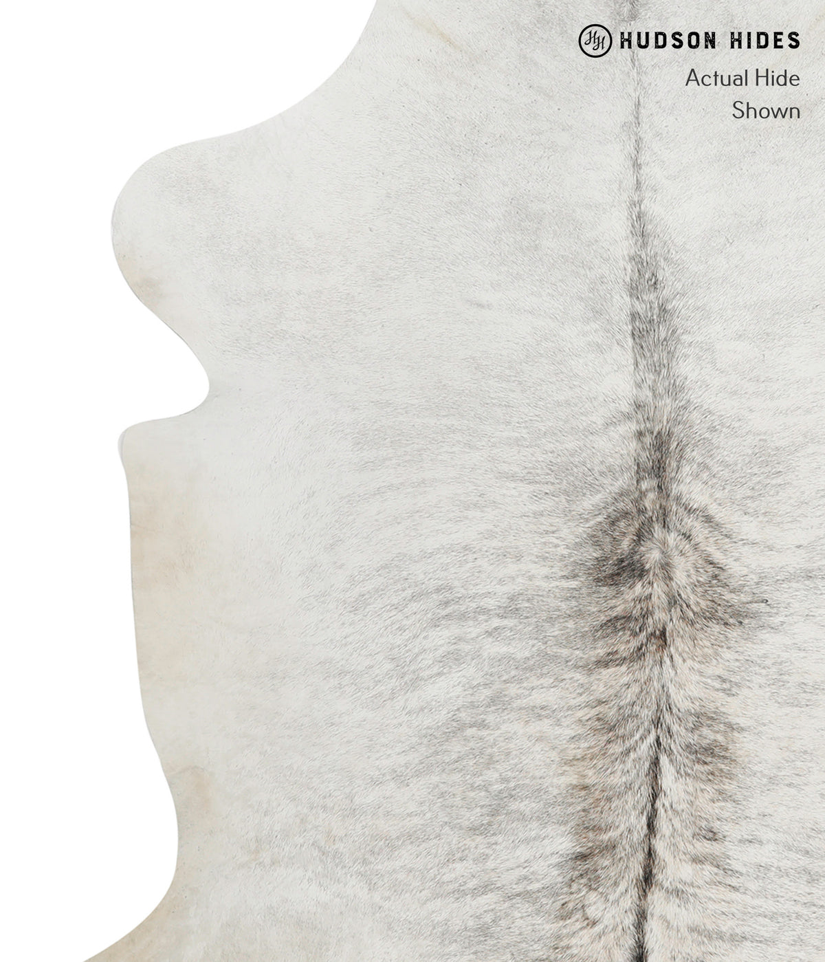 Grey Brindle X-Large European Cowhide Rug 6'7"H x 6'7"W #80261 by Hudson Hides