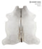 Medium Grey X-Large European Cowhide Rug 6'7