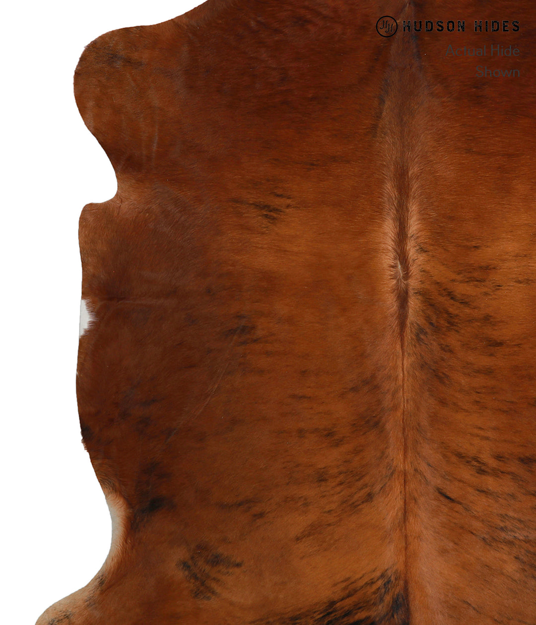 Medium Brindle X-Large European Cowhide Rug 7'3"H x 6'5"W #80753 by Hu