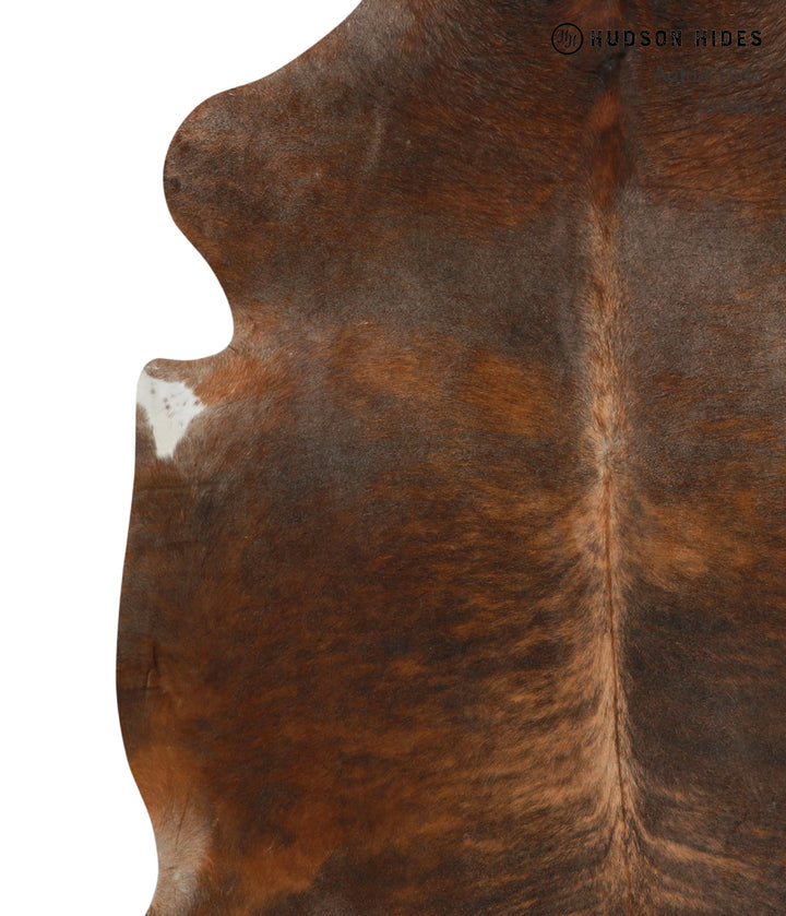Dark Brindle X-Large European Cowhide Rug 6'8"H x 6'3"W #80930 by Hudson Hides
