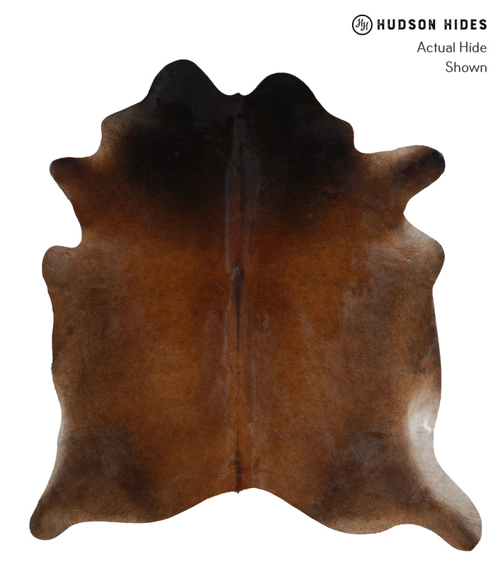 Chocolate X-Large Brazilian Cowhide Rug 6'11"H x 6'4"W #81177 by Hudson Hides