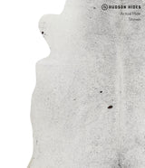 Salt and Pepper Black X-Large Brazilian Cowhide Rug 7'2"H x 6'5"W #81183 by Hudson Hides