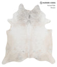 Grey Brindle XX-Large Brazilian Cowhide Rug 8'1"H x 7'2"W #81192 by Hudson Hides