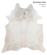 Grey Brindle XX-Large Brazilian Cowhide Rug 8'1"H x 7'2"W #81192 by Hudson Hides