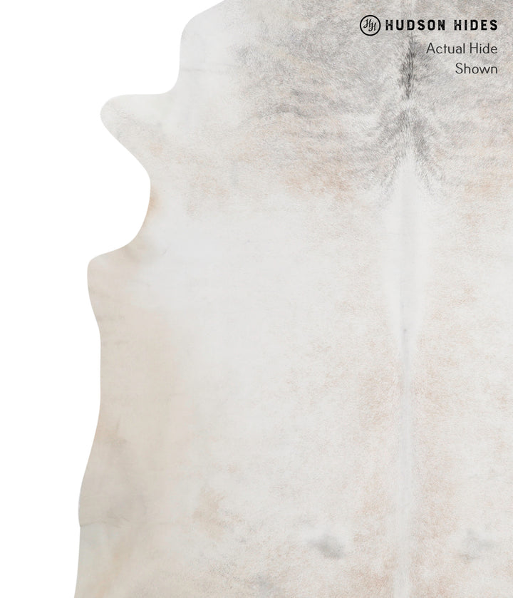 Grey Brindle XX-Large Brazilian Cowhide Rug 8'1"H x 7'2"W #81192 by Hudson Hides