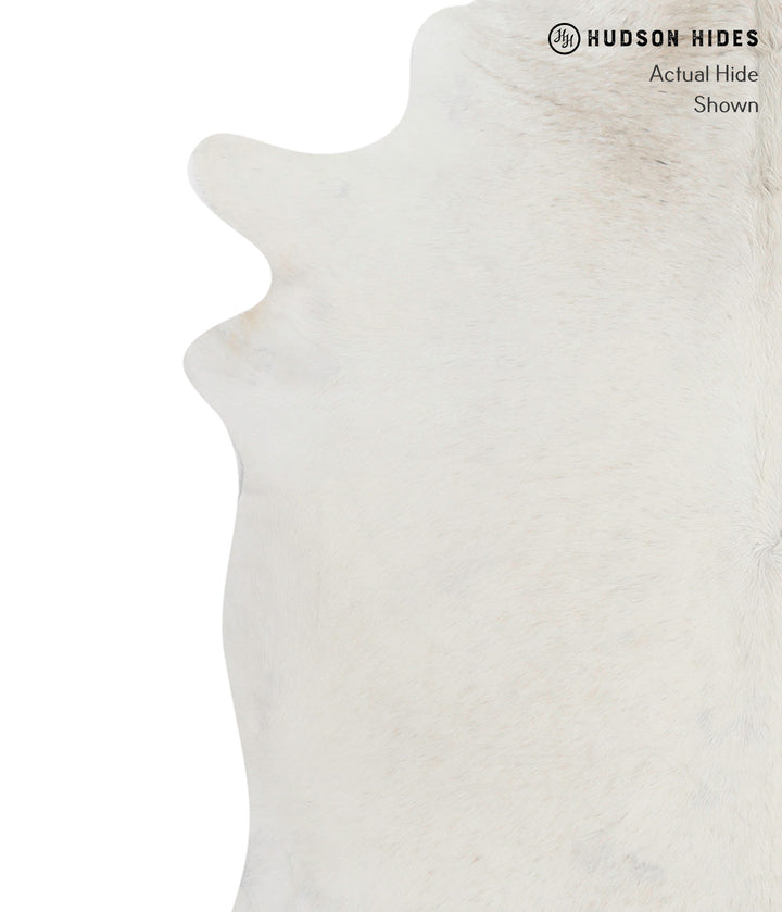Light Grey XX-Large Brazilian Cowhide Rug 7'2"H x 7'1"W #81244 by Hudson Hides