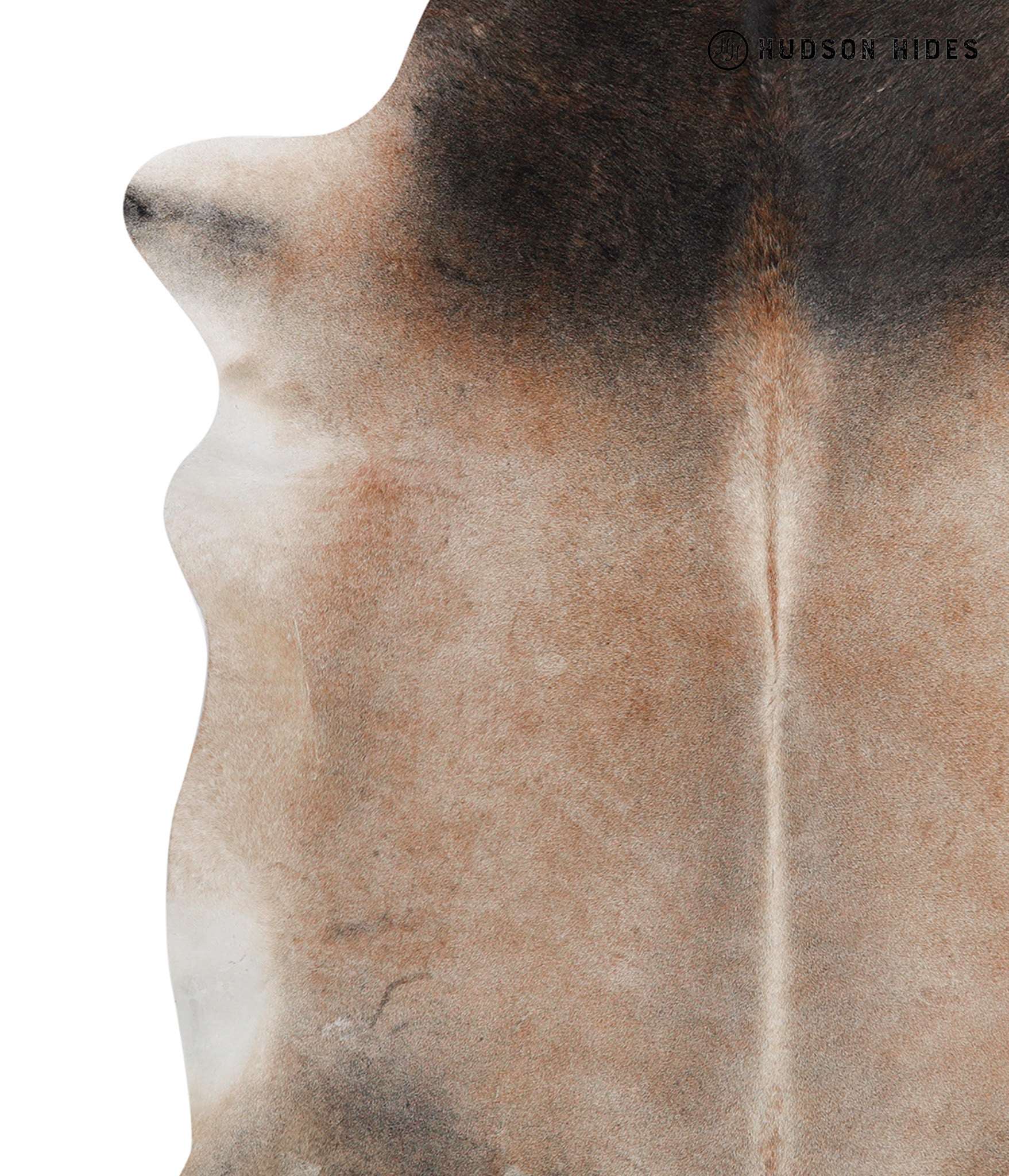 Grey with Beige Cowhide Rug #81246