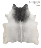 Medium Grey X-Large Brazilian Cowhide Rug 6'11"H x 6'1"W #81267 by Hudson Hides