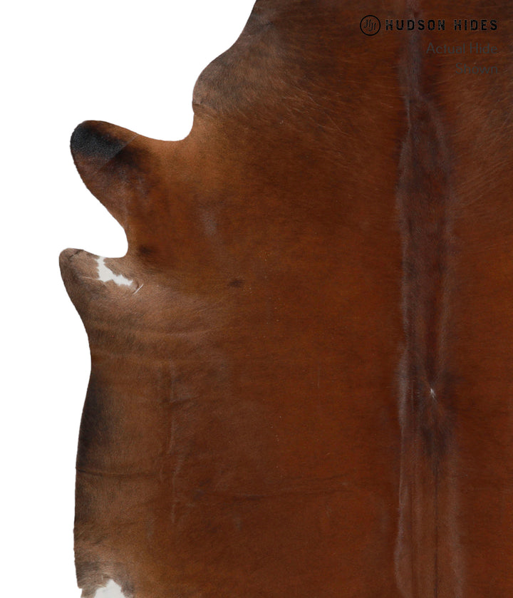 Chocolate X-Large Brazilian Cowhide Rug 7'0"H x 6'7"W #81288 by Hudson Hides