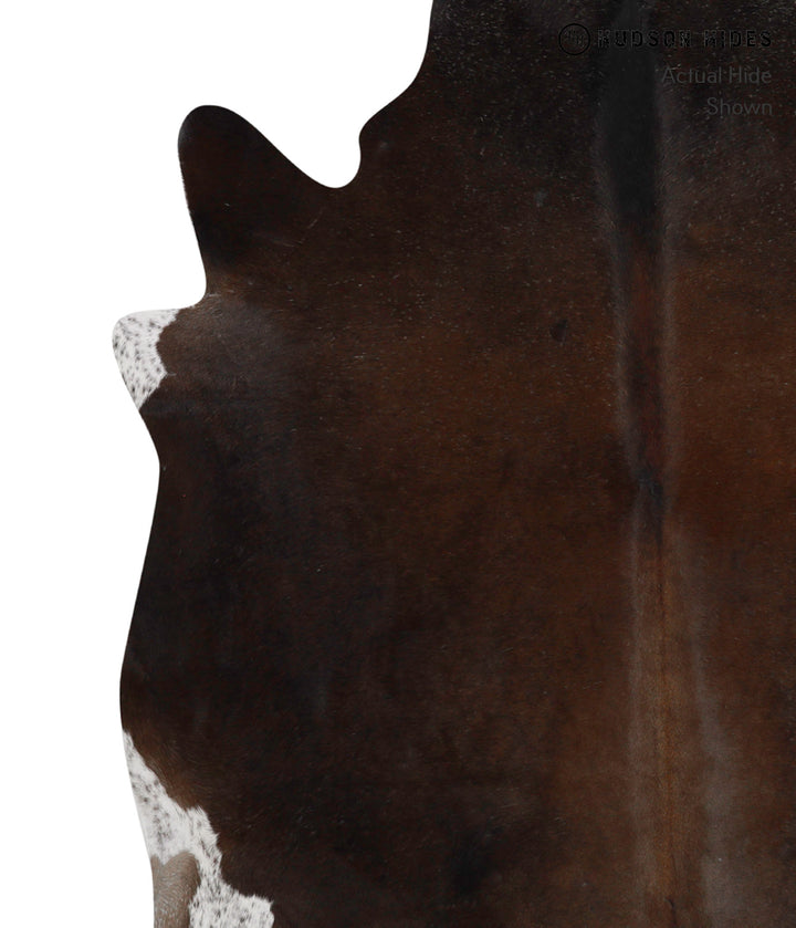 Chocolate XX-Large Brazilian Cowhide Rug 7'5"H x 6'11"W #81295 by Hudson Hides