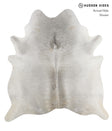 Medium Grey XX-Large Brazilian Cowhide Rug 7'7"H x 7'0"W #81312 by Hudson Hides