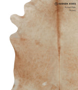 Beige X-Large Brazilian Cowhide Rug 6'11"H x 6'4"W #81317 by Hudson Hides