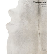 Medium Grey X-Large Brazilian Cowhide Rug 7'7"H x 6'5"W #81329 by Hudson Hides