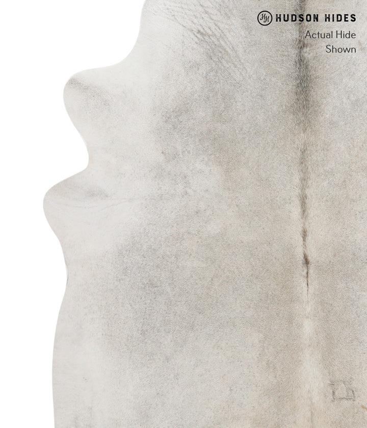 Medium Grey X-Large Brazilian Cowhide Rug 7'7"H x 6'5"W #81329 by Hudson Hides