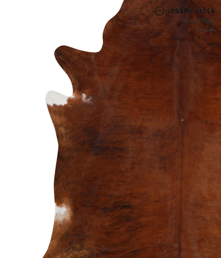 Medium Brindle XX-Large Brazilian Cowhide Rug 7'6"H x 7'7"W #81347 by Hudson Hides