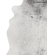 Salt and Pepper Black Large Brazilian Cowhide Rug 6'2"H x 6'3"W #81431 by Hudson Hides
