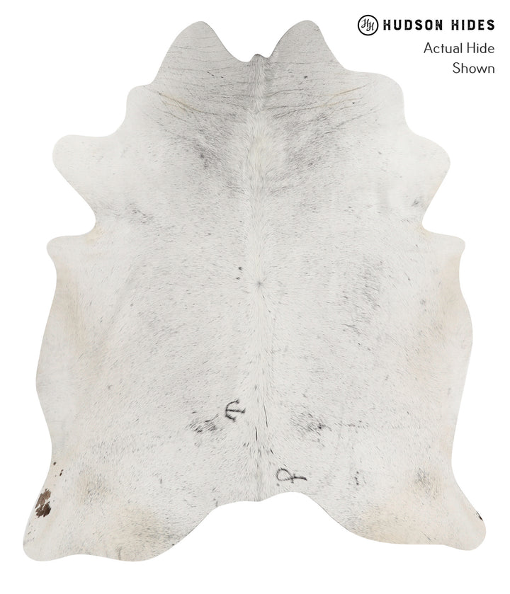 Salt and Pepper Black XX-Large Brazilian Cowhide Rug 8'0"H x 6'10"W #81537 by Hudson Hides