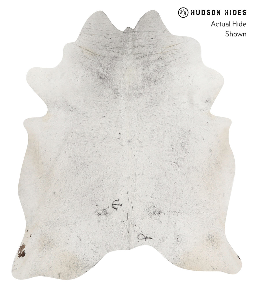 Salt and Pepper Black XX-Large Brazilian Cowhide Rug 8'0"H x 6'10"W #81537 by Hudson Hides
