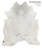 Salt and Pepper Black XX-Large Brazilian Cowhide Rug 8'0