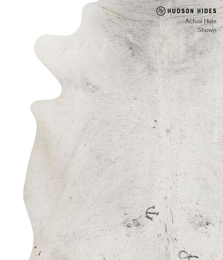Salt and Pepper Black XX-Large Brazilian Cowhide Rug 8'0"H x 6'10"W #81537 by Hudson Hides