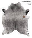 Salt and Pepper Black X-Large Brazilian Cowhide Rug 7'0"H x 5'11"W #81580 by Hudson Hides