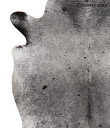 Salt and Pepper Black X-Large Brazilian Cowhide Rug 7'0"H x 5'11"W #81580 by Hudson Hides