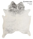 Grey Brindle X-Large Brazilian Cowhide Rug 7'4"H x 6'0"W #81597 by Hudson Hides
