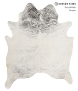 Grey Brindle X-Large Brazilian Cowhide Rug 7'4"H x 6'0"W #81597 by Hudson Hides