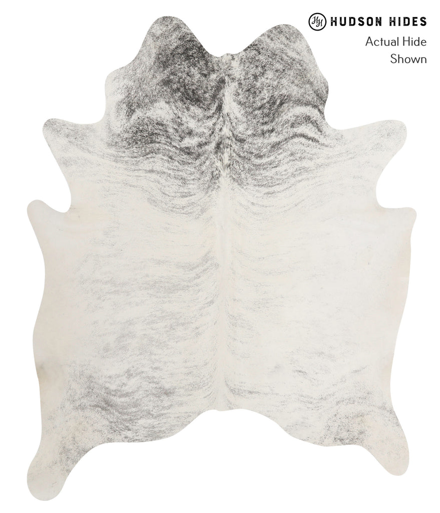 Grey Brindle X-Large Brazilian Cowhide Rug 7'4"H x 6'0"W #81597 by Hudson Hides