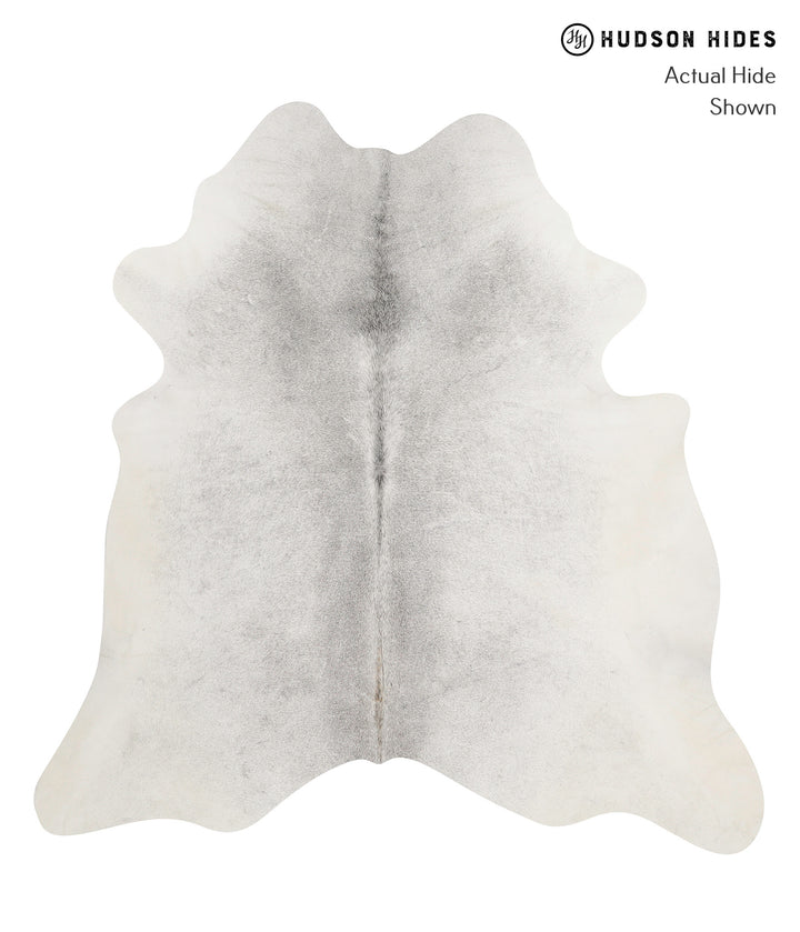 Medium Grey XX-Large Brazilian Cowhide Rug 7'4"H x 7'1"W #81752 by Hudson Hides