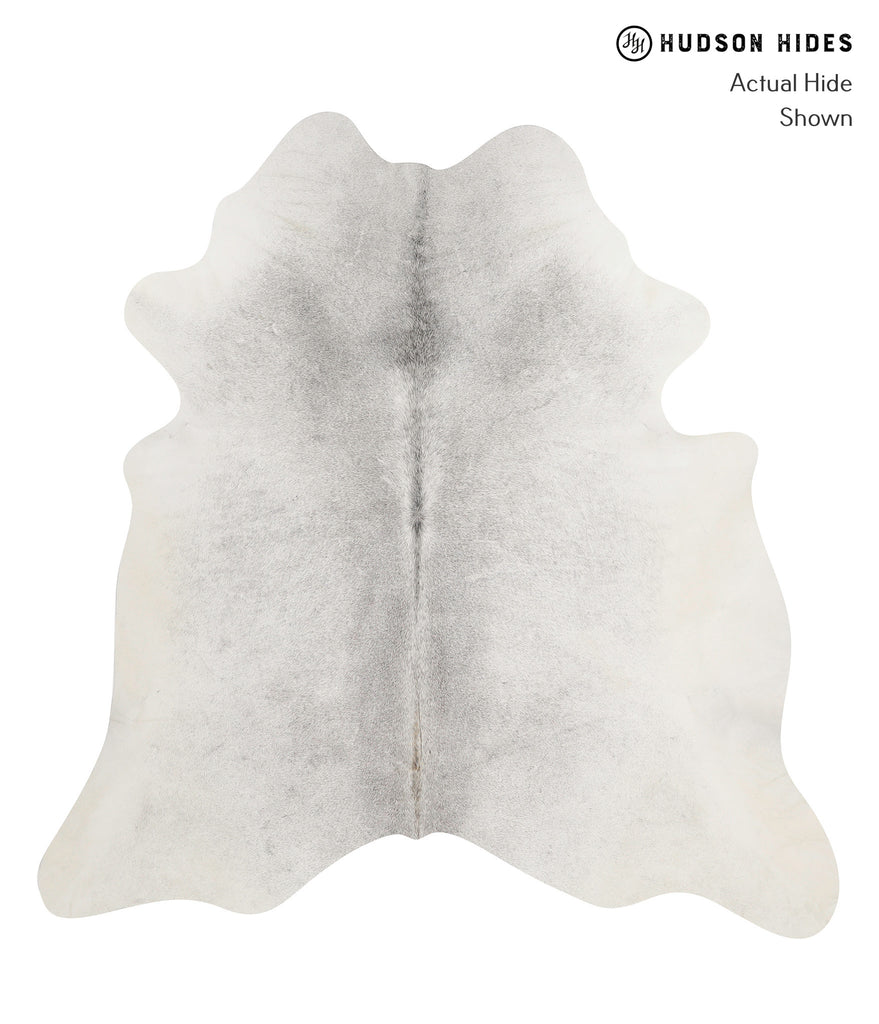 Medium Grey XX-Large Brazilian Cowhide Rug 7'4"H x 7'1"W #81752 by Hudson Hides