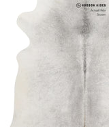 Medium Grey XX-Large Brazilian Cowhide Rug 7'4"H x 7'1"W #81752 by Hudson Hides