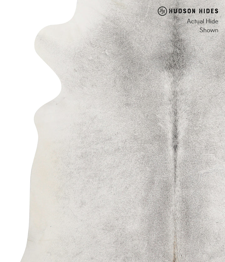 Medium Grey XX-Large Brazilian Cowhide Rug 7'4"H x 7'1"W #81752 by Hudson Hides