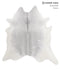 Medium Grey XX-Large Brazilian Cowhide Rug 7'5