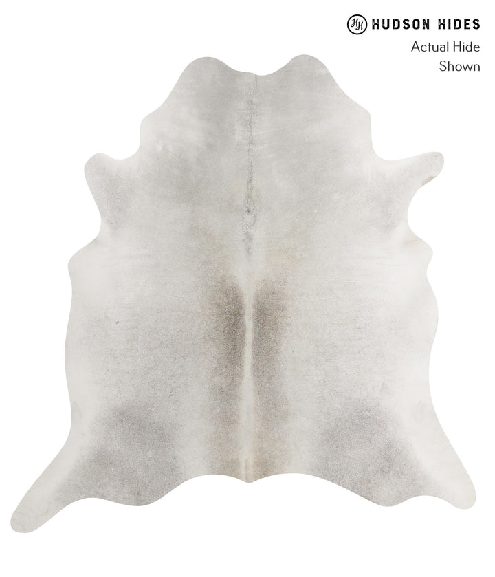 Medium Grey X-Large Brazilian Cowhide Rug 7'0"H x 6'9"W #81767 by Hudson Hides